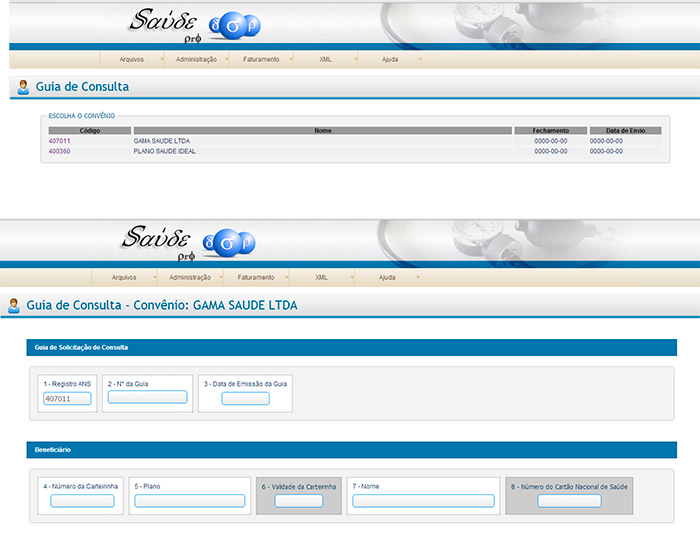 Tela 2: Sade Pr Faturamento